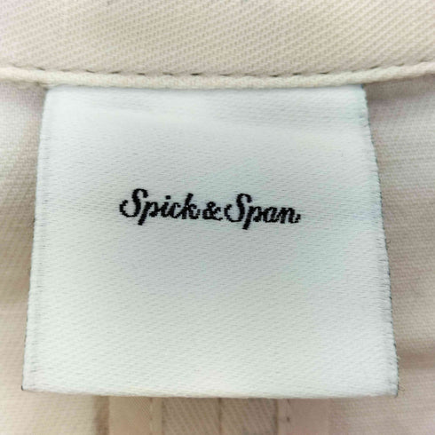 スピックアンドスパン Spick and Span 22ss コットンリネンショートジャケット レディース JPN:38