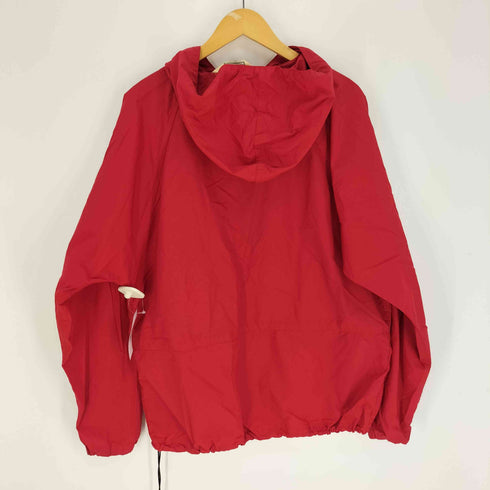 エルエルビーン L.L.Bean 80-90S 三角タグ ロゴワッペン ハーフジップ プルオーバー サイクリング アノラック パーカー メンズ