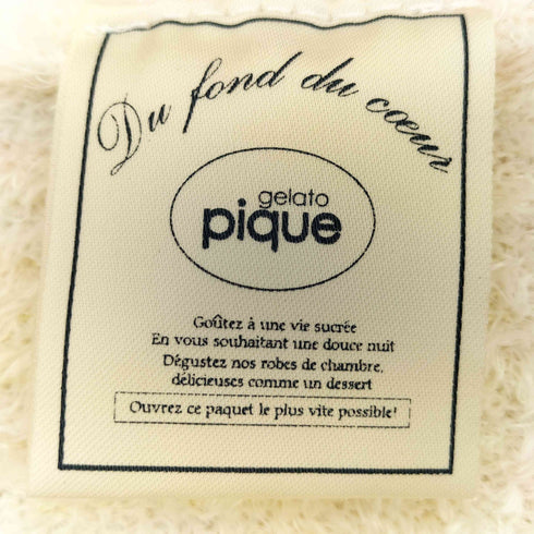 ジェラートピケ gelato pique ナイロンレーヨン ダブルジップ マルチカラー 半袖パーカー レディース FREE