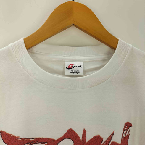 Try Sail コメディー 両面プリント クルーネック半袖Tシャツ メンズ JPN:L