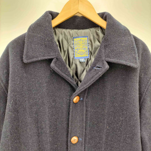LOWRIE MAKER ジャガード ウール ステンカラー コート メンズ JPN:2