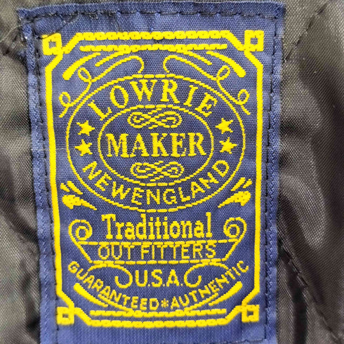 LOWRIE MAKER ジャガード ウール ステンカラー コート メンズ JPN:2