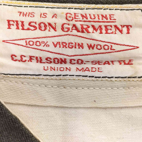 フィルソンガーメント FILSON GARMENT ウールスラックスパンツ メンズ
