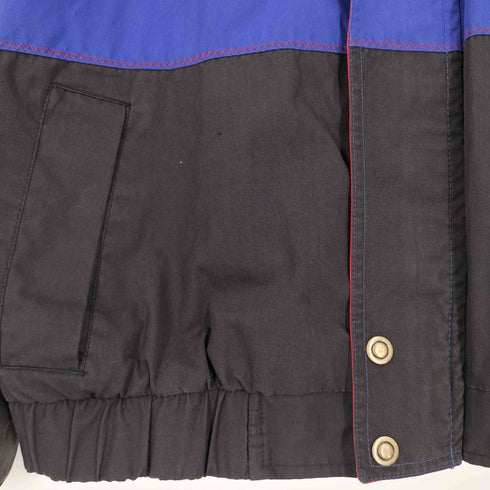Ash Creek マルチカラー 切替 スタンドカラー ジャケット メンズ import:L