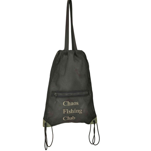 カオスフィッシングクラブ chaos fishing club 23SS logo knap tote ロゴメッシュナップサック メンズ