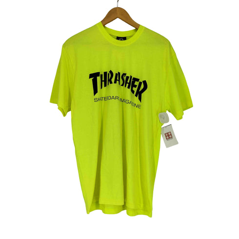 スラッシャー THRASHER マグロゴ クルーネックTシャツ メンズ