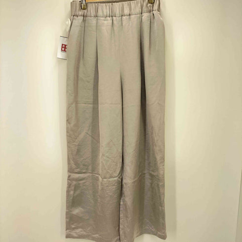 ジャーナルスタンダードレサージュ JOURNAL STANDARD Lessage 24SS サテンワイドイージーパンツ レディース