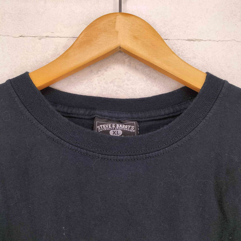 スティーブ バリース STEVE & BARRYS AMATEUR FILM DIRECTOR フロントプリントクルーネックTシャツ メンズ JPN:XL