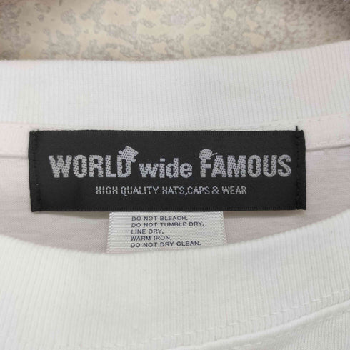 ワールドワイドフェイマス WORLD WIDE FAMOUS アームプリント L/S カットソー メンズ JPN:XXL