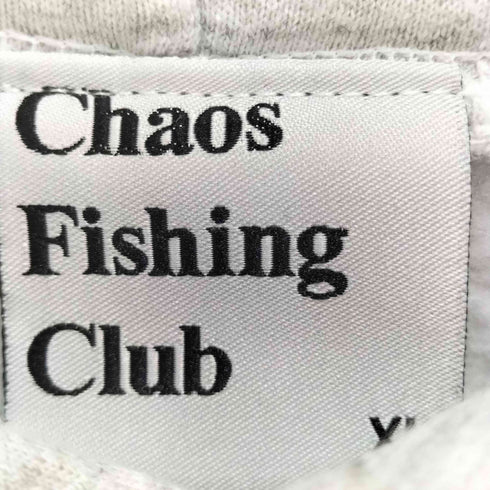 カオスフィッシングクラブ chaos fishing club chaos FishHoodie フィッシュ プリント プルオーバー パーカー メンズ JPN:XL