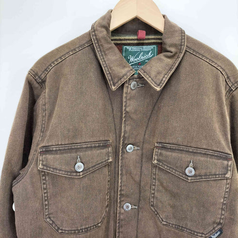 ウールリッチ WOOLRICH SADDLE 裏地フリース デニム ジャケット メンズ import:M
