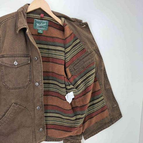 ウールリッチ WOOLRICH SADDLE 裏地フリース デニム ジャケット メンズ import:M
