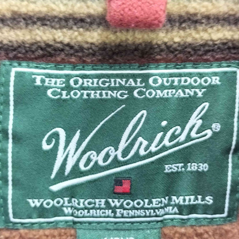 ウールリッチ WOOLRICH SADDLE 裏地フリース デニム ジャケット メンズ import:M