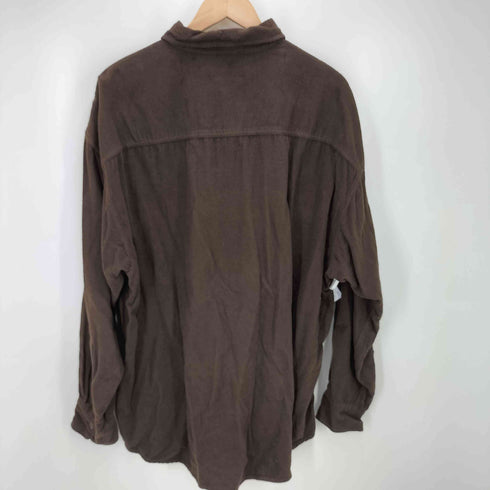 ジャーナルスタンダードトライセクト JOURNAL STANDARD TRISECT 24AW THE FAT SHIRT ディープブラッシュ ネルファット ワークシャツ メンズ JPN:M