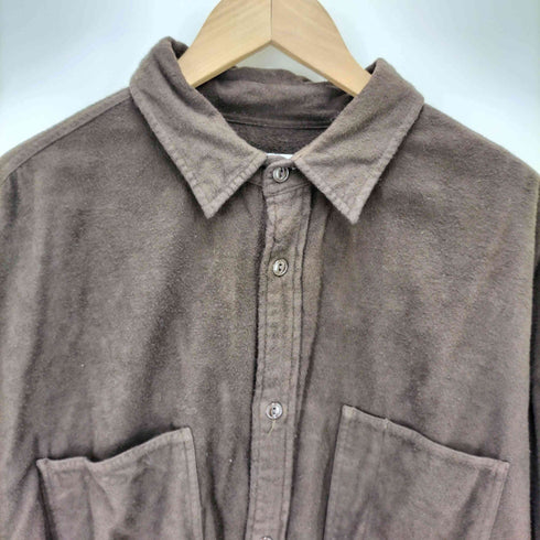 ジャーナルスタンダードトライセクト JOURNAL STANDARD TRISECT 24AW THE FAT SHIRT ディープブラッシュ ネルファット ワークシャツ メンズ JPN:M