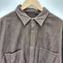 ジャーナルスタンダードトライセクト JOURNAL STANDARD TRISECT 24AW THE FAT SHIRT ディープブラッシュ ネルファット ワークシャツ メンズ JPN:M