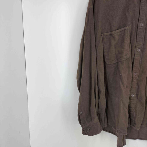 ジャーナルスタンダードトライセクト JOURNAL STANDARD TRISECT 24AW THE FAT SHIRT ディープブラッシュ ネルファット ワークシャツ メンズ JPN:M