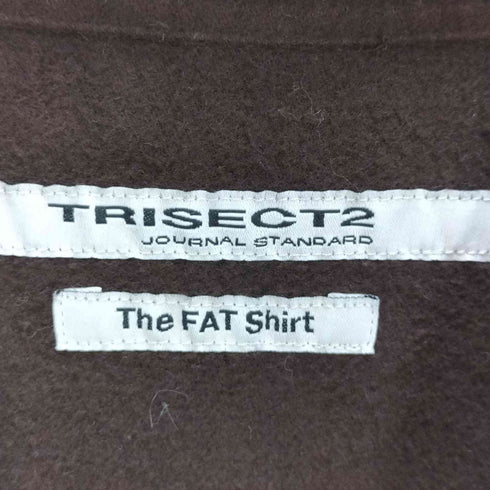 ジャーナルスタンダードトライセクト JOURNAL STANDARD TRISECT 24AW THE FAT SHIRT ディープブラッシュ ネルファット ワークシャツ メンズ JPN:M