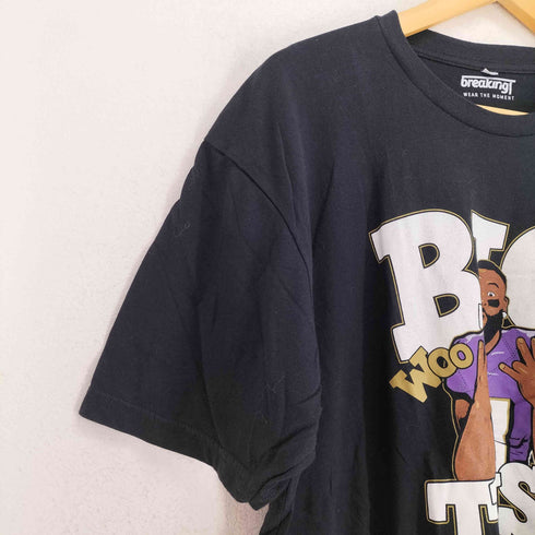BIG TRUSS フロントプリントクルーネックTシャツ メンズ