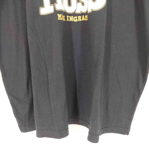 BIG TRUSS フロントプリントクルーネックTシャツ メンズ