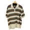 ザラ ZARA 肉厚生地 ボーダーポロシャツ メンズ import:XL