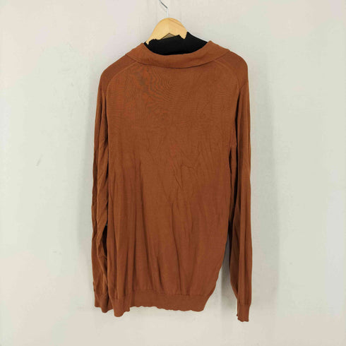ジョスエーバンク Jos A Bank シルク100 ニットポロ メンズ import:XL