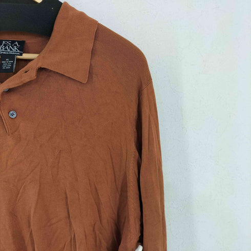 ジョスエーバンク Jos A Bank シルク100 ニットポロ メンズ import:XL