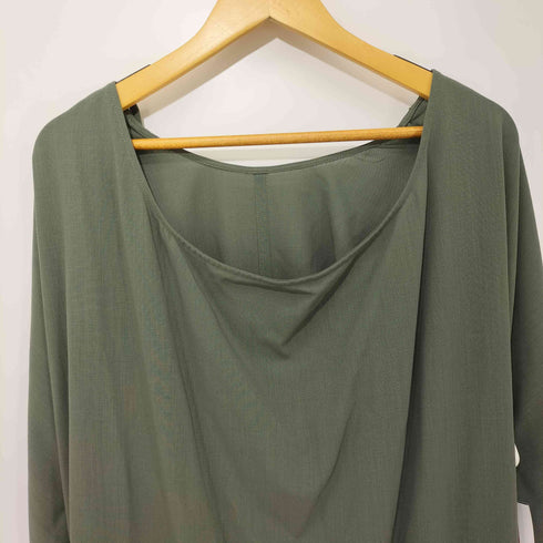 サードマガジン THIRD MAGAZINE バックシャーリングウールワンピース レディース JPN:9号