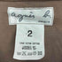 アニエスベー agnes b. フリルVネック 変形長袖カットソー レディース US:0-2