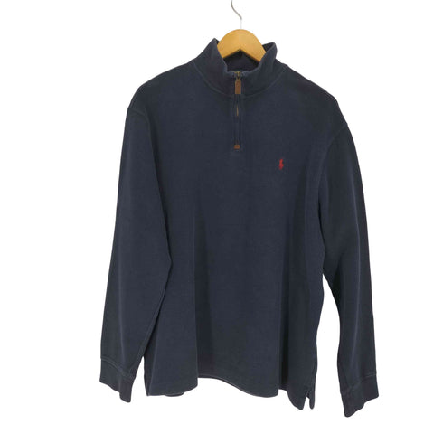 ポロラルフローレン POLO RALPH LAUREN ポニー刺繍ハーフジップニット メンズ JPN:L