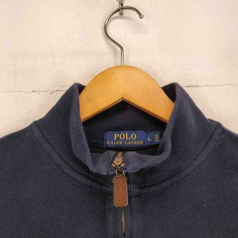 ポロラルフローレン POLO RALPH LAUREN ポニー刺繍ハーフジップニット メンズ JPN:L