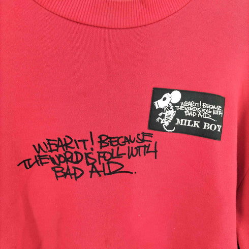 ミルクボーイ MILKBOY 初期 クルーネックスウェット メンズ