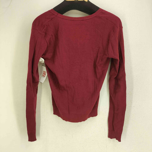 アニエスベー agnes b. 90-00s フランス製 コットン Vネック 長袖ニット レディース US:0-2