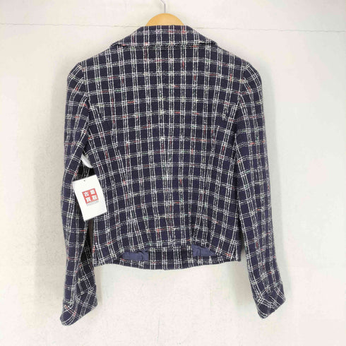 VIVID boutique チェック ツイードジャケット レディース 9A3