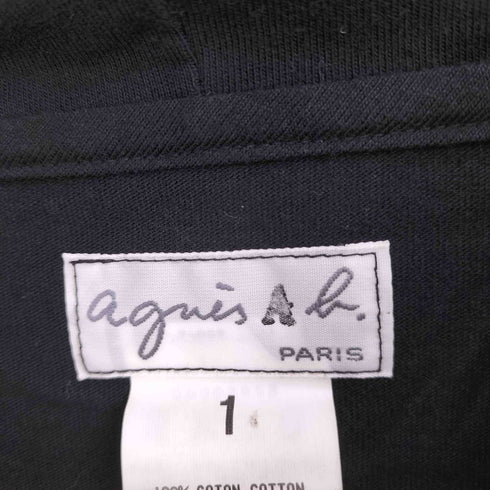 アニエスベー agnes b. ハイネック 半袖 チュニックワンピース レディース JPN:1