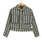 ザラ ZARA ツイードチェックジャケット レディース import:S