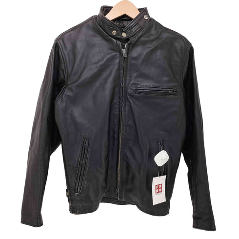 ショット Schott USA製 641 ファーライナー付き シングルライダースジャケット メンズ 36