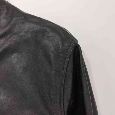 ショット Schott USA製 641 ファーライナー付き シングルライダースジャケット メンズ 36