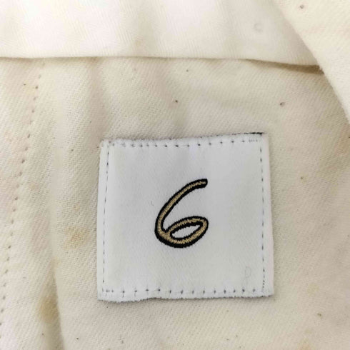 ロクビューティーアンドユースユナイテッドアローズ 6 BEAUTY & YOUTH UNITED ARROWS GEORGETTE HIGH WAIST PANTS レディース JPN:34