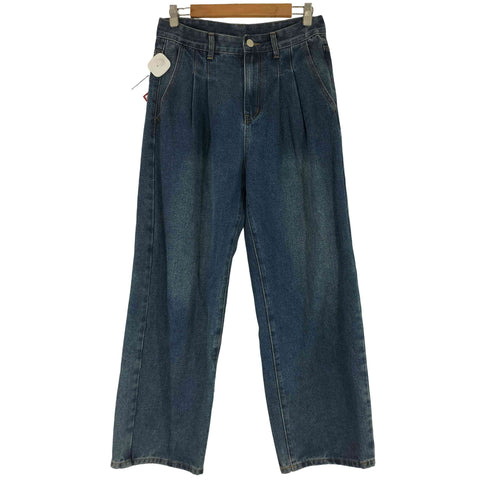 2タック ストレートデニムパンツ メンズ JPN:M