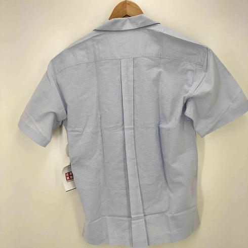 イッセイミヤケメン ISSEY MIYAKE MEN 90S 銀タグ リネン混 オープンカラー S/S シャツ メンズ