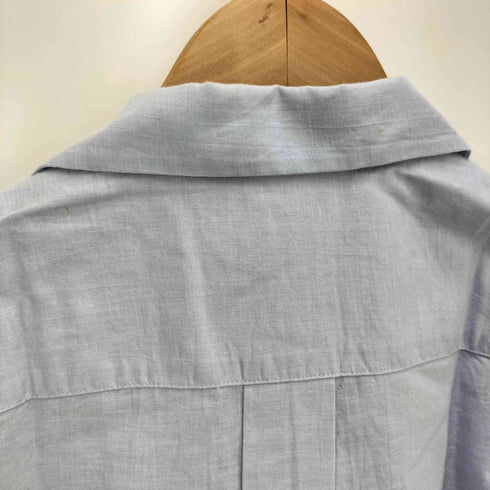 イッセイミヤケメン ISSEY MIYAKE MEN 90S 銀タグ リネン混 オープンカラー S/S シャツ メンズ