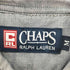 チャップスラルフローレン CHAPS RALPH LAUREN ロゴ タブ S/S シアサッカー チェック シャツ メンズ import:M