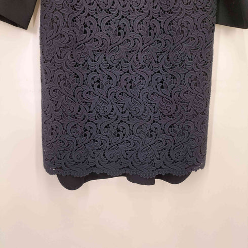 アドーア ADORE 切替デザイン L/S レース ワンピース レディース JPN:36