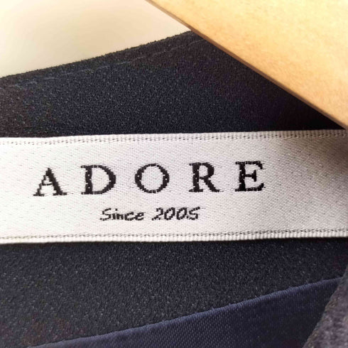 アドーア ADORE 切替デザイン L/S レース ワンピース レディース JPN:36