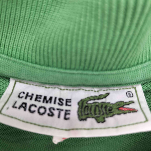 シュミーズラコステ CHEMISE LACOSTE ロゴ ワッペン 鹿の子 ポロ シャツ メンズ 3