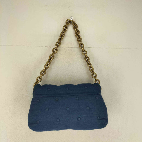 ザラ ZARA デニムチェーンショルダーバッグ レディース