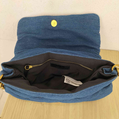 ザラ ZARA デニムチェーンショルダーバッグ レディース