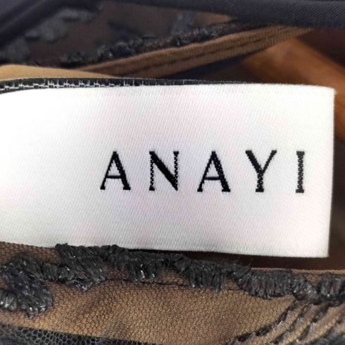 アナイ ANAYI ラメチュールスタンド ワンピース レディース JPN:38