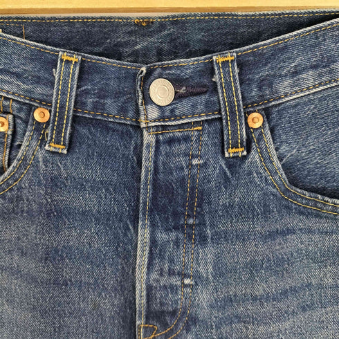 リーバイス Levis PREMIUM プレミアム 501 ボタンフライ ストレート デニムパンツ レディース W28 L32